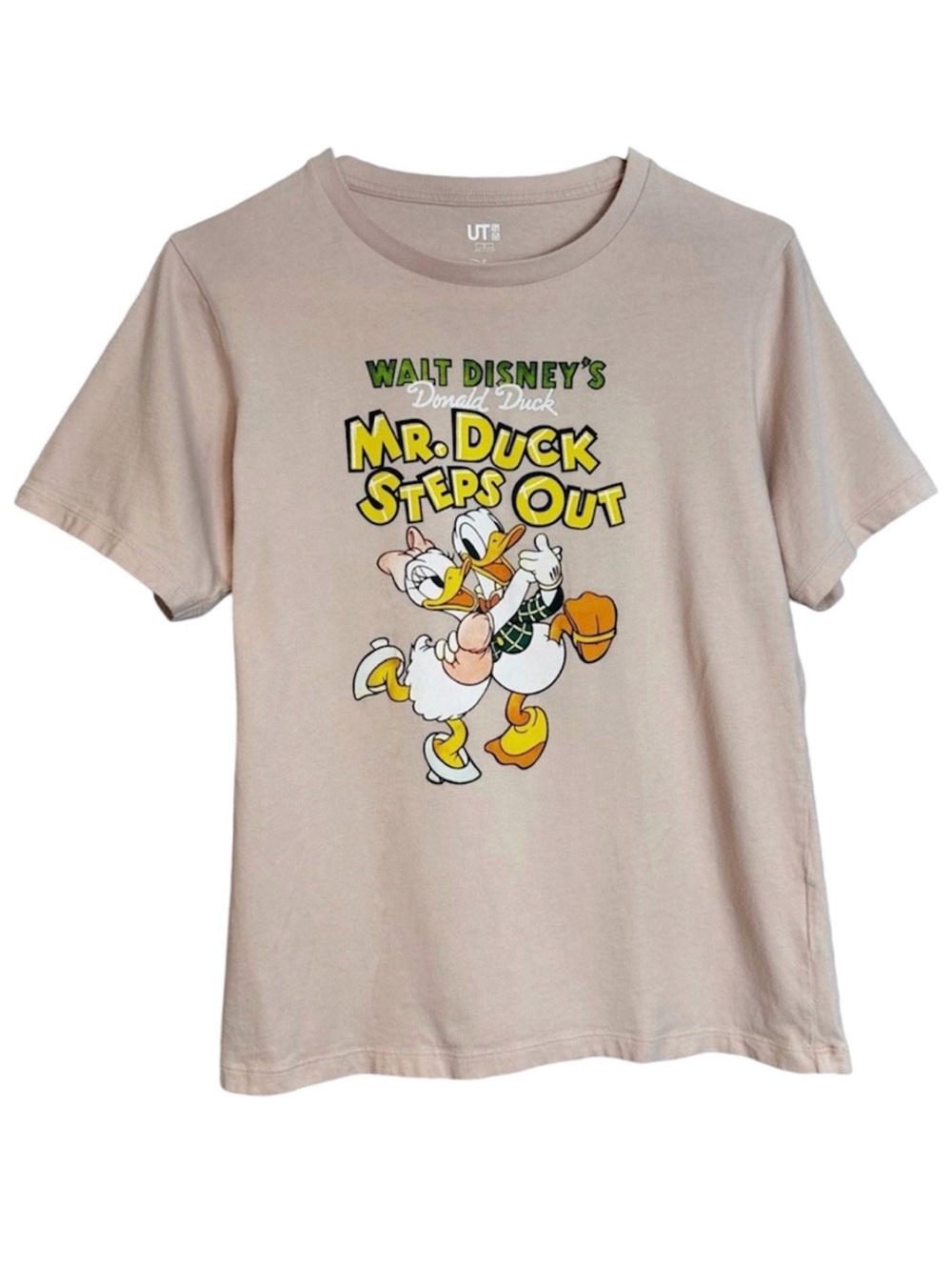 Uniqlo Disney Donald Daisy Duck Graphic Cotton Short Sleeve T Shirt